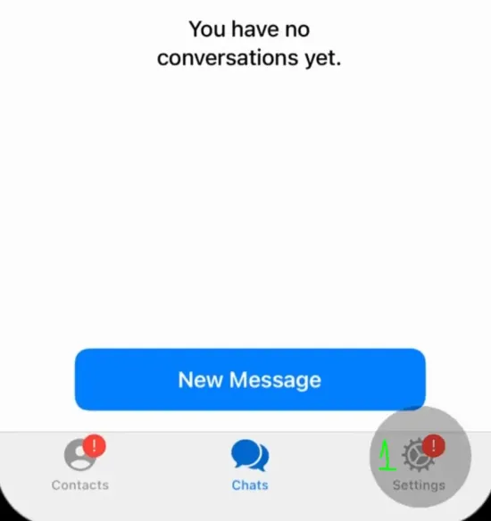 حذف اکانت تلگرام در IOS