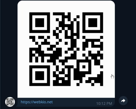 خروجی qr code