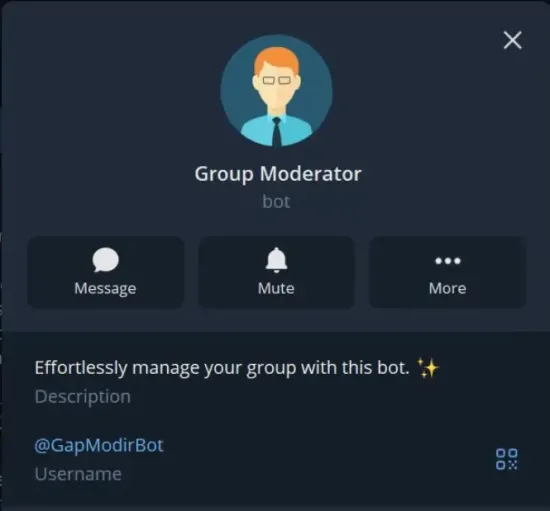 معرفی ربات GapModirBot